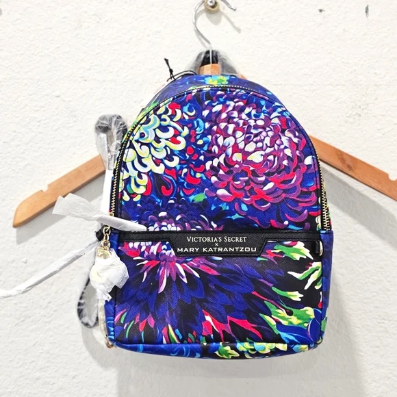 Victoria\'s Secret Multicolor Floral  Mini Backpack Victoria main image 3